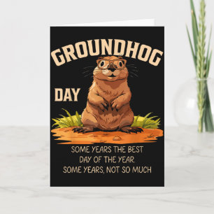 Funny Groundhog Day Shirt For Women Men Kids Card