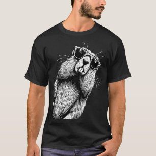 Funny Groundhog Lover Woodchuck Groundhog Day T-Shirt