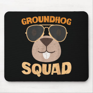 Funny Groundhog Squad Happy Groundhog Day 2025 _1 Mouse Pad