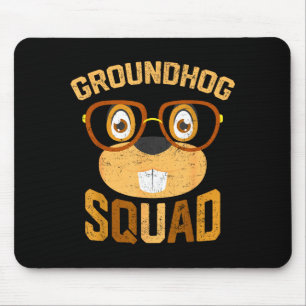 Funny Groundhog Squad Shirt Happy Groundhog Day 20 Mouse Pad