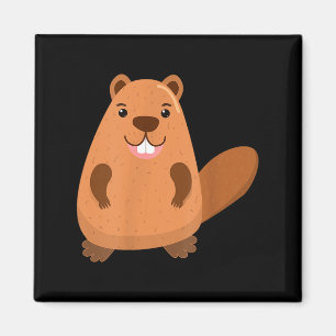 Funny Groundhogs Marmots Ground Squirrel Groundhog Magnet