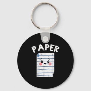Funny Group Halloween Outfit - Rock Paper Scissors Keychain
