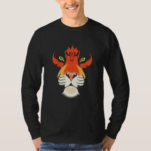 Funny Growling Mouth Open Bengal Tiger Birthday Me T-Shirt