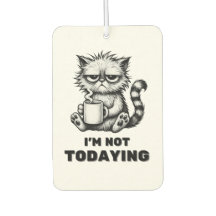 Funny Grumpy Cat Coffee Car Accessory
