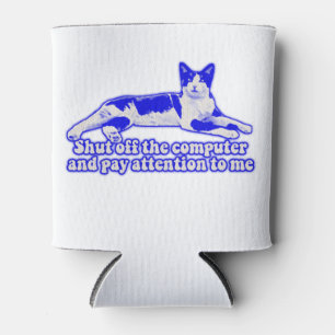 Funny grumpy cat meme for cat owners & lovers can cooler