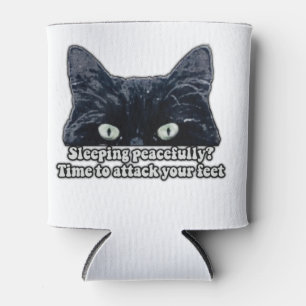 Funny grumpy cat meme for kitten owners &cat lover can cooler