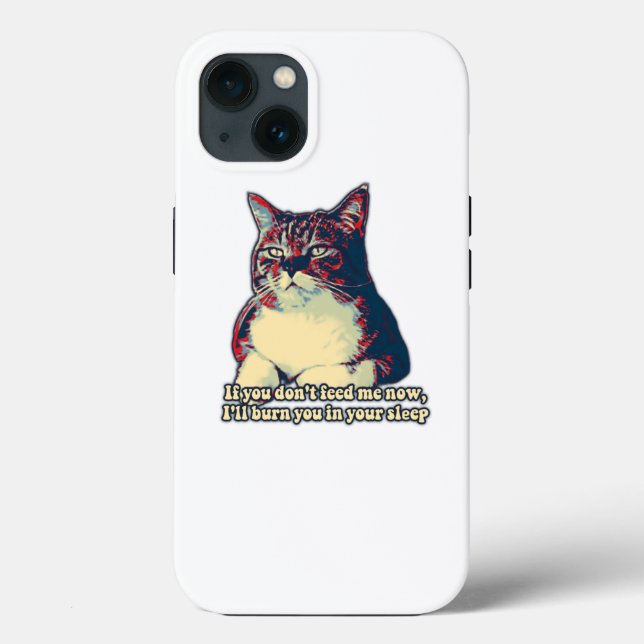 Funny grumpy cat meme for kitty owners and lovers Case-Mate iPhone case (Back)