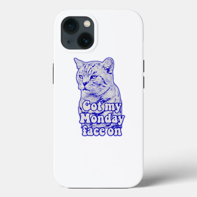 Funny grumpy cat meme for kitty persons and owners Case-Mate iPhone case (Back)