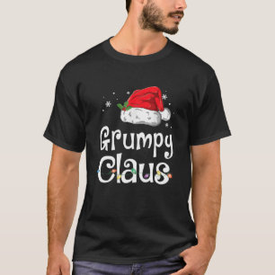 Funny Grumpy Claus Christmas Pyjamas Santa T-Shirt