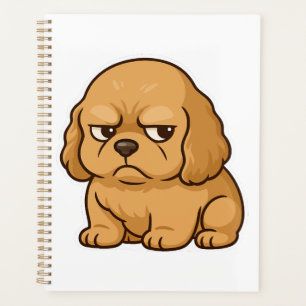 Funny Grumpy Dog Personalized Gift Custom T-shirt Planner