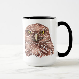 Funny Grumpy Owl, Go Away I'm Reading, Mug