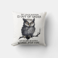 Funny Grumpy Owl Saying