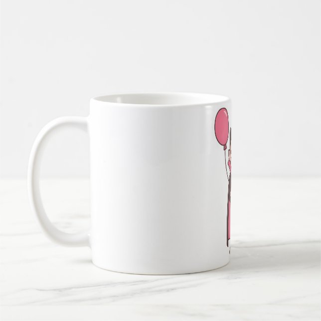 Funny Grumpy Vampire Complaining This Party Sucks Coffee Mug (Left)