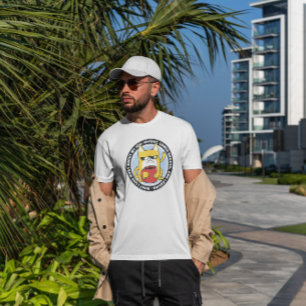 Funny Grumpy Working Cat   T-Shirt