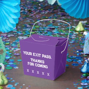 Funny Grunge Sarcastic Quote Gift Favor Box