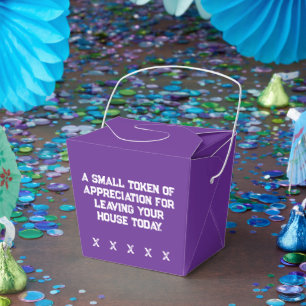 Funny Grunge Sarcastic Quote Gift Favor Box