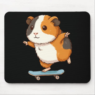 Funny Guinea G Skater Skateboard Ballerina Zoo Boy Mouse Pad