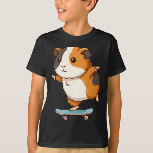 Funny Guinea G Skater Skateboard Ballerina Zoo Boy T-Shirt