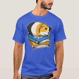 Funny Guinea Pig and Books Lover Women Men Kids  T-Shirt