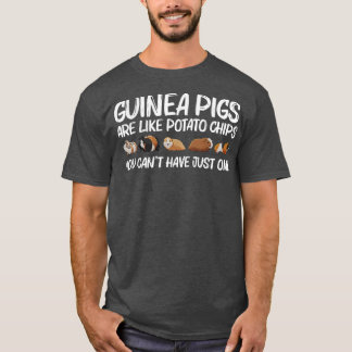 Funny Guinea Pig Art For Men Rodent Animal G T-Shirt