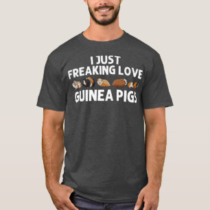 Funny Guinea Pig Art For Men Women Rodent Animal G T-Shirt