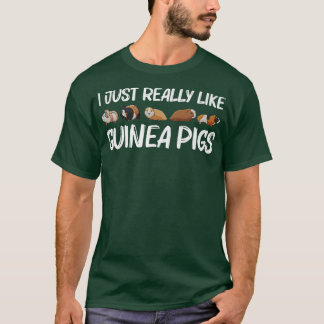 Funny Guinea Pig Art For Men Women Rodent Animal G T-Shirt