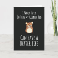 Funny Guinea Pig Cards Pet Owner Lover Humor