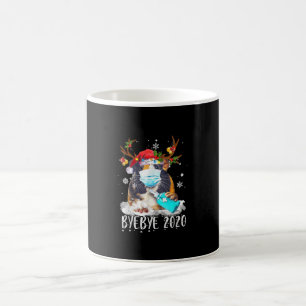 Funny Guinea Pig Christmas Face Mask Bye Bye 2020 Coffee Mug