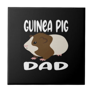 Funny Guinea Pig Dad Cute Pet Cool Pet Lover Tile