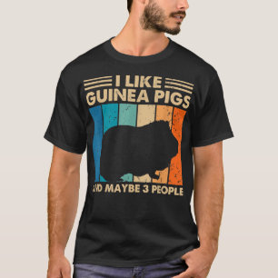 Funny Guinea Pig Design For Men Women Kids Guinea  T-Shirt