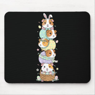 Funny Guinea Pig Easter Egg Kids Mens Womens Mouse Pad