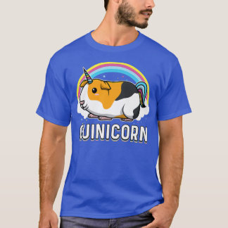 Funny Guinea Pig Gunicorn Rainbow Women Girls Kids T-Shirt