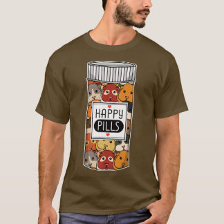 Funny Guinea Pig Happy Meds Women Kids Men T-Shirt