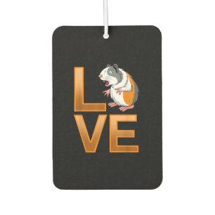 Funny Guinea Pig Lover Gift Womens Mens Air Freshener