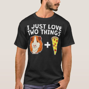 Funny Guinea Pig Pizza Lover Furry Potato Piggy T-Shirt