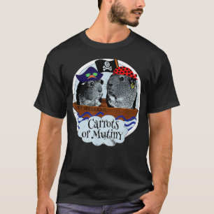 Funny Guinea Pig s Cute Silly Mutiny Pirates Ship T-Shirt