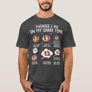 funny guinea pig shirt Things I Do In My Spare