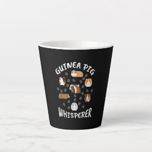 Funny Guinea Pig Whisperer Lovers Latte Mug