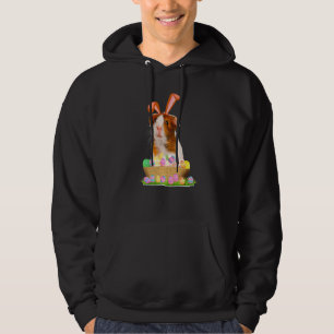 Funny Guinea Pig With cute Bunny Ears Easter Day E Hoodie
