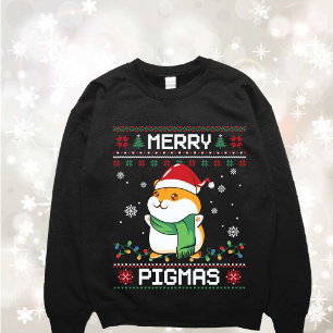 Funny Guinée porc Ugly Sweater Sweatshirt