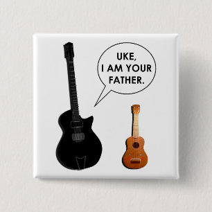 funny guitar 2 inch square button