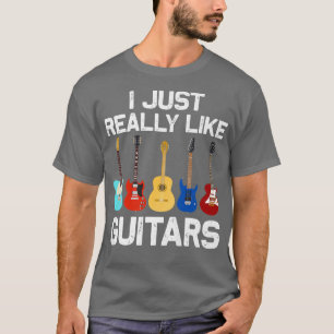 Funny Guitar Art Men Women Guitar Lovers Players G T-Shirt