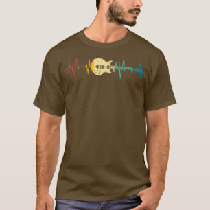 Funny Guitar Men Women Concert Costume Heartbeat G T-Shirt