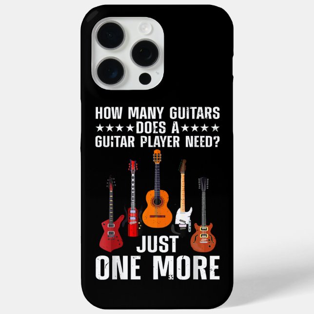 Funny Guitar Player Art For Men Women Guitarist Gu Case-Mate iPhone Case (Back)
