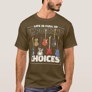 Funny Guitar Player Gifts Sayings Electric Guitar T-Shirt