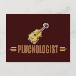 Funny Guitar Postcard