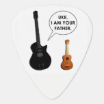 Funny Guitar Uke Cartoon Guitar Pick<br><div class="desc">The original "Uke I am your father" cartoon to amuse any guitarist or uke player.</div>