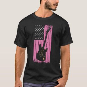 Funny Guitarist Art for Girls & Women Acoustic Gui T-Shirt
