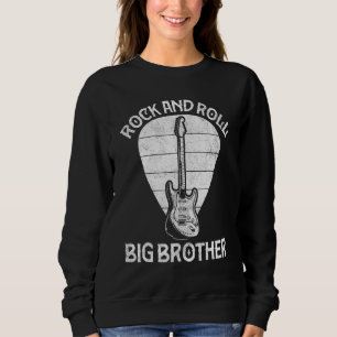 Funny Guitarist Big Bro Guitar Music Player Broth Sweatshirt