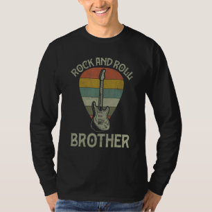 Funny Guitarist Brother Shirts, Sibling Bro Guitar T-Shirt